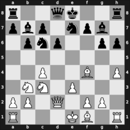 1938 Bad Oeynhausen – Round 15 – Eliskases, Erich – 1/2-1/2 – Rellstab, Ludwig – G81