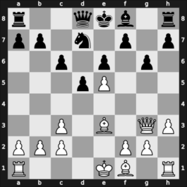 1938 Karlsruhe3839 – Round 1 – Kohler, Anton – 1/2-1/2 – Bogoljubow, Efim – G3
