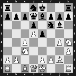 1938 Ljubljana – Round 3 – Vidmar Milan – 1/2-1/2 – Tartakower, Savielly – G27