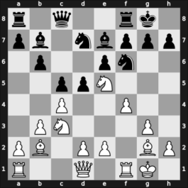 1938 Ljubljana – Round 4 – Vidmar, Milan Jr – 1/2-1/2 – Trifunovic, Petar – G36