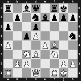 1938 Ljubljana – Round 6 – Vidmar Milan – 1/2-1/2 – Kostic, Boris – G43