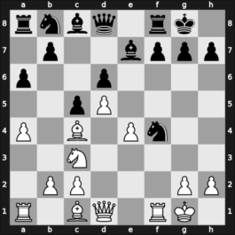 1938 Lodz – Round 1 – Sulik, Franciszek – 1/2-1/2 – Seitz, Jakob Adolf – G5