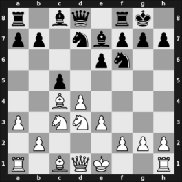 1938 Lodz – Round 1 – Petrov, Vladimir (ENG) – 1/2-1/2 – Najdorf, Miguel – G33