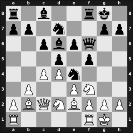 1938 Montevideo – Round 12 – Rotunno, Ernesto – 0-1 – Alekhine, Alexander – G67