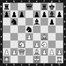 1938 New York – Round 13 – Reshevsky, Samuel – 1-0 – Santasiere, Anthony – G10