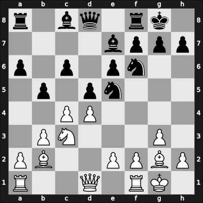 1938 Noordwijk – Round 1 – Keres, Paul Petrovich – 1/2-1/2 – Bogoljubow, Efim – G7