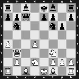 1938 Noordwijk – Round 21 – Tartakower, Savielly – 1/2-1/2 – Keres, Paul Petrovich – G43