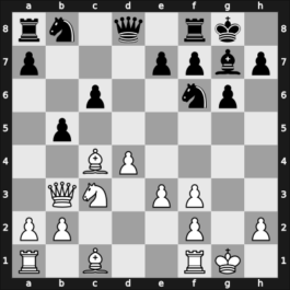 1938 Paris L’Echiquier – Round 12 – Matveeff, Volodia – 1-0 – Romih, Max – G31