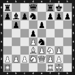 1938 Paris L&rsquo;Echiquier – Round 13 – Romih, Max – 1-0 – Halberstadt, Karl-Rainer – G35