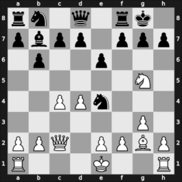 1938 Paris L&rsquo;Echiquier – Round 14 – Hoenlinger, Baldur – 1-0 – Joukowsky – G38