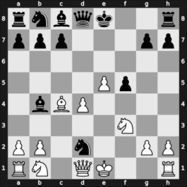 1938 Praag ch CZE – Round 6 – Spielmann, Rudolf – 1-0 – Treybal, Karel – G5