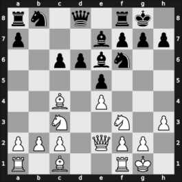 1938 URS Ch sf Leningrad RUS – Round 1 – Chekhover, Vitaly – 1-0 – Rabinovich, Ilya Mar – G18