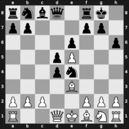 1938 URS Ch, semi final – Round 1 – Kopaev, Nikolay A – 0-1 – Chistiakov, Alexander – G9