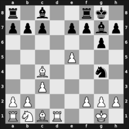 1938 URS Ch, semi final – Round 1 – Kotov Lundqvist, Alex – 1/2-1/2 – Konstantinopolsky, Alexander – G11