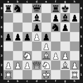 1938 URS Ch, semi final – Round 1 – Pogrebissky, Iosif – 1/2-1/2 – Kopaev, Nikolay A – G12