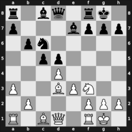 1938 URS Ch, semi final – Round 1 – Tolush, Alexander – 1/2-1/2 – Bondarevsky, Igor – G3