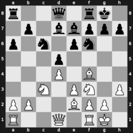 1938 URS Ch, semi final – Round 1 – Gothilf, Solomon Borisovich – 1/2-1/2 – Veresov, Gavriil – G18