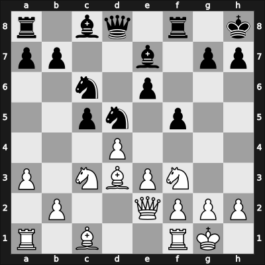 1938 URS Ch, semi final – Round 1 – Romanovsky, Pjotr – 1-0 – Ilyin Zhenevsky, Alexander – G30