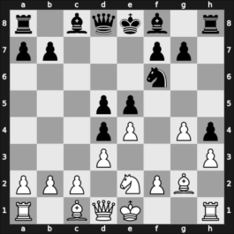 1938 URS Ch, semi final – Round 1 – Kasparian, Genrikh – 1/2-1/2 – Chekhover, Vitaly – G38