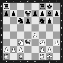 1938 URS Ch, semi final – Round 1 – Romanovsky, Pjotr – 1/2-1/2 – Chekhover, Vitaly – G39