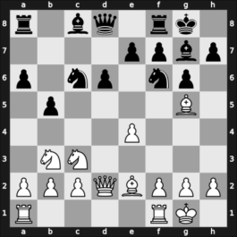 1938 URS Ch, semi final – Round 1 – Rabinovich, Ilya Mar – 1-0 – David, Michael – G40