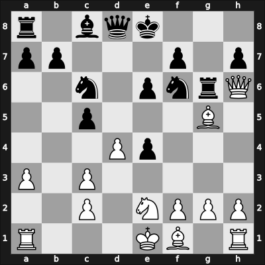 1938 URS Ch, semi final – Round 1 – Romanovsky, Pjotr – 0-1 – Botvinnik, Mikhail – G64