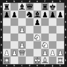 1938 URS Ch, semi final – Round 1 – Rabinovich, Ilya Mar – 1-0 – Poliak, Abram – G67