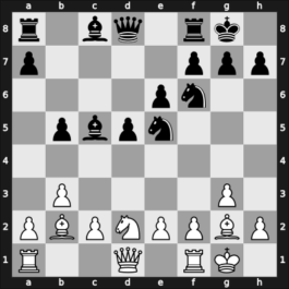 1938 URS Ch, semi final – Round 1 – Gothilf, Solomon Borisovich – 1/2-1/2 – Ilyin Zhenevsky, Alexander – G78