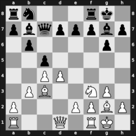 1938 URS Ch, semi final – Round 1 – Lisitsin, Georgy – 1/2-1/2 – Romanovsky, Pjotr – G86