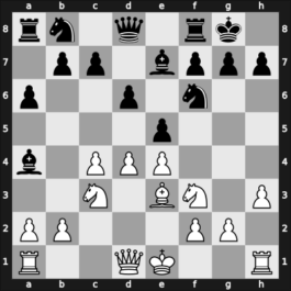 1938 URS Ch, semi final – Round 1 – Bohatyrchuk, Fedir Parfenovych – 1/2-1/2 – Panov, Vasily – G47