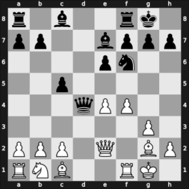 1938 URS Ch, semi final – Round 1 – Konstantinopolsky, Alexander – 1/2-1/2 – Makogonov, Mikhail – G48