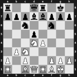 1939 Bad Oeynhausen ch-GER – Round 1 – Michel, Pascal – 1/2-1/2 – Kohler, Alfred – G17