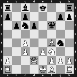 1939 Berlijn m – Round 11 – Eliskases, Erich – 0-1 – Bogoljubow, Efim – G11