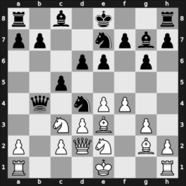1939 Buenos Aires Circulo – Round 1 – Palau, Luis – 0-1 – Najdorf, Miguel – G31