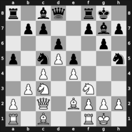 1939 Buenos Aires ol f-A – Round 3 – Flores Alvarez, Rodrigo – 0-1 – Najdorf, Miguel – G53