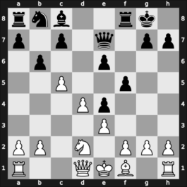 1939 Buenos Aires ol f-A – Round 9 – Fallet Kahn, Victor – 1/2-1/2 – Cruz, Walter – G173