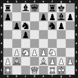 1939 Buenos Aires ol f-A – Round 12 – Eliskases, Erich – 1-0 – Castillo Larenas, Mariano – G240