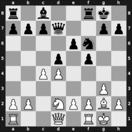 1939 Kemeri / Riga – Round 1 – Feigin, M. – 1-0 – Ozols, Karlis – G23