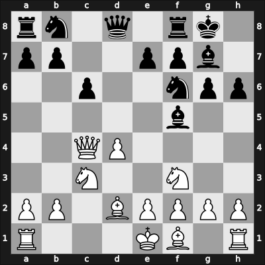 1939 Kemeri / Riga – Round 1 – Feigin, M. – 1/2-1/2 – Flohr, Salo – G42
