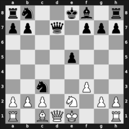 1939 Kemeri / Riga – Round 1 – Apscheneek, Fricis – 1/2-1/2 – Koblencs, Alexander – G46
