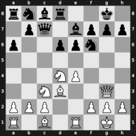1939 Kemeri / Riga – Round 1 – Bogoljubow, Efim – 1-0 – Dreibergs, Leonid – G49