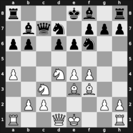 1939 Kemeri / Riga – Round 1 – Hasenfuss, Wolfgang – 1/2-1/2 – Petrov, Vladimirs – G53