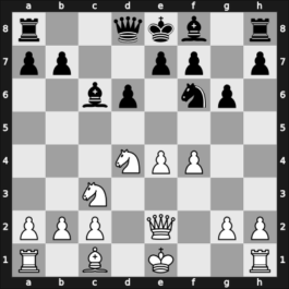 1939 Kemeri / Riga – Round 1 – Petrov, Vladimir S. – 0-1 – Dreibergs, Leonid – G54