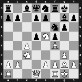 1939 Kemeri / Riga – Round 1 – Ozols, Karlis – 1/2-1/2 – Hasenfuss, Wolfgang – G71