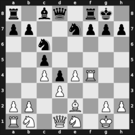 1939 Kemeri / Riga – Round 1 – Melngailis, Emilis – 0-1 – Flohr, Salo – G72