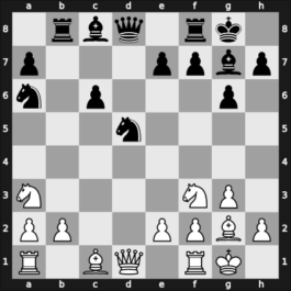 1939 Kemeri / Riga – Round ? – Koblencs, Alexander – 1/2-1/2 – Mikenas, Vladas – G96