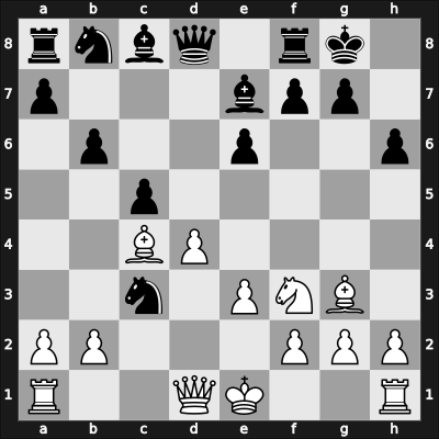 1939 Leningrad ch-URS – Round 5 – Botvinnik, Mikhail – 1/2-1/2 – Bondarevsky, Igor – G39