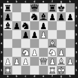 1939 Leningrad ch-URS – Round 12 – Romanovsky, Pjotr – 1/2-1/2 – Yudovich, Mikhail M – G102