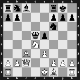 1939 Leningrad/Moscow – Round 8 – Flohr, Salo – 1-0 – Levenfish, Grigory – G58