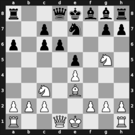 1939 Leningrad/Moscow – Round 9 – Romanovsky, Pjotr – 0-1 – Rabinovich, Ilya Mar – G69